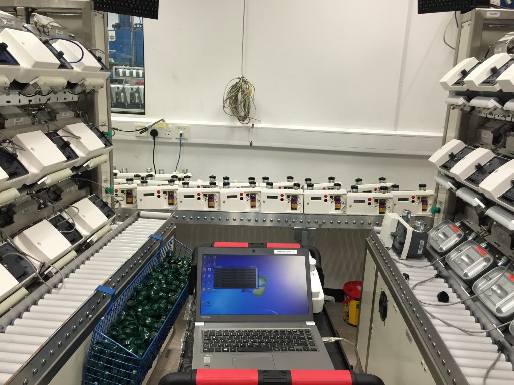 Automated testing of gas meters